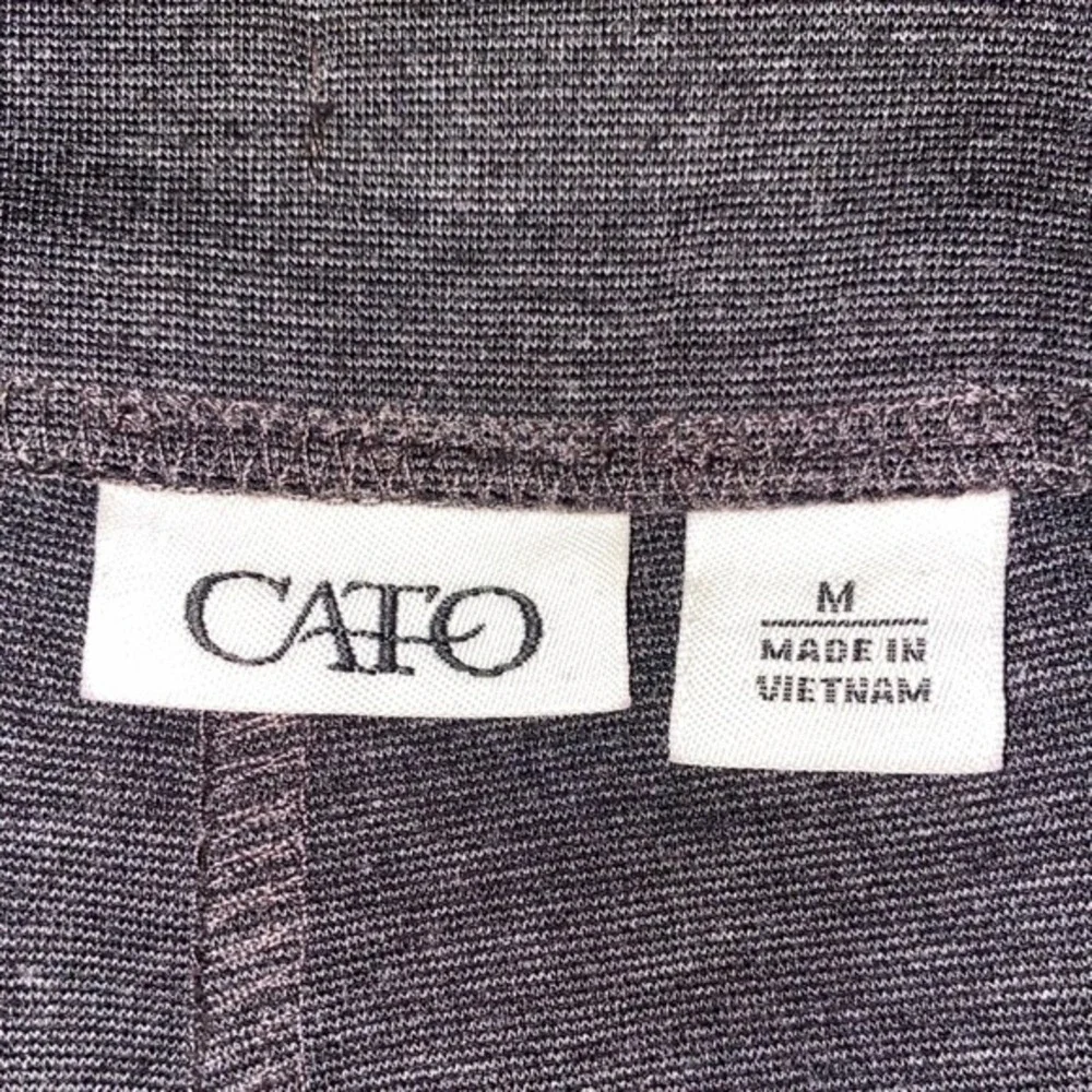 Cato Grey Wide Leg Dress Pants Contemporary Pintuck Trousers Slacks Workwear M